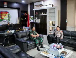 Kunjungan Perdana, Kapolres Metro Tangerang Kota Sambangi Walikota Hingga Kodim
