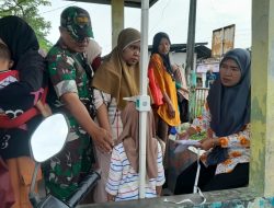 Ramadan Sehat Babinsa Bersama Bidan Desa Ajak  Balita Tetap Sehat di Bulan Ramadan