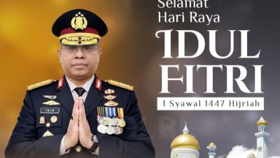 Irjen Pol. Johnny Eddizon Isir Serukan Semangat Idulfitri 1447 H untuk Perkuat Persatuan dan Kepedulian Sosial