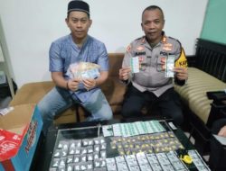 Pelaku Pengedar Obat Golongan G Kabur Saat Digerebek Polsek Caringin, 586 Butir Obat Berhasil Di Amankan
