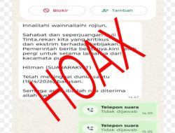 Kabar Duka Palsu! Isu Hilman Suararakyat Meninggal Dunia Ternyata Hoaks Bermodus Penipuan