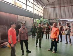 Koramil 01/Tambun Hadirkan Rasa Aman Saat Nobar Persija Jakarta Melawan Persib Bandung