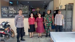 Ibadah Kenaikan Tuhan Yesus di Gereja GBI Sion Pebayuran Koramil Bersama Polsek Pebayuran Berikan Pengamanan Berlapis