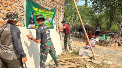 Merajut Senyum di Balik Dinding Kokoh, Satgas TMMD Ke-129 Bangun Harapan Warga