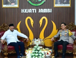 Kapolda Jambi Hadir Langsung Ke Kejati, Sampaikan Ucapan Selamat Hari Lahir Kejaksaan RI