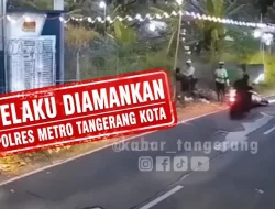 Pelajar Dirampas 4 Orang Bersenjata Celurit di Karawaci, Polisi Tangkap Satu Pelaku